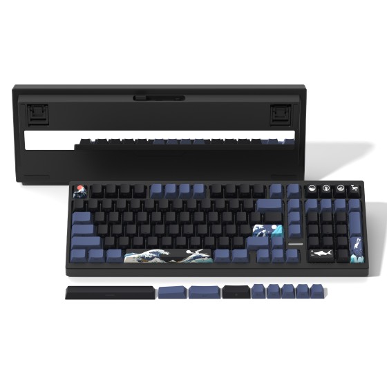 COSTOM M99 Wireless Mechanical Keyboard, Tri-Mode BT5.0/2.4GHz/USB-C, Hot Swappable, Pre-lubed Linear Switches, RGB Backlit, Gasket Structure, Computer Gaming Keyboards for PC/Tablet/PS/Xbox